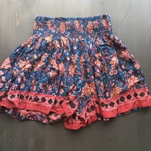 swingy, floral shorts